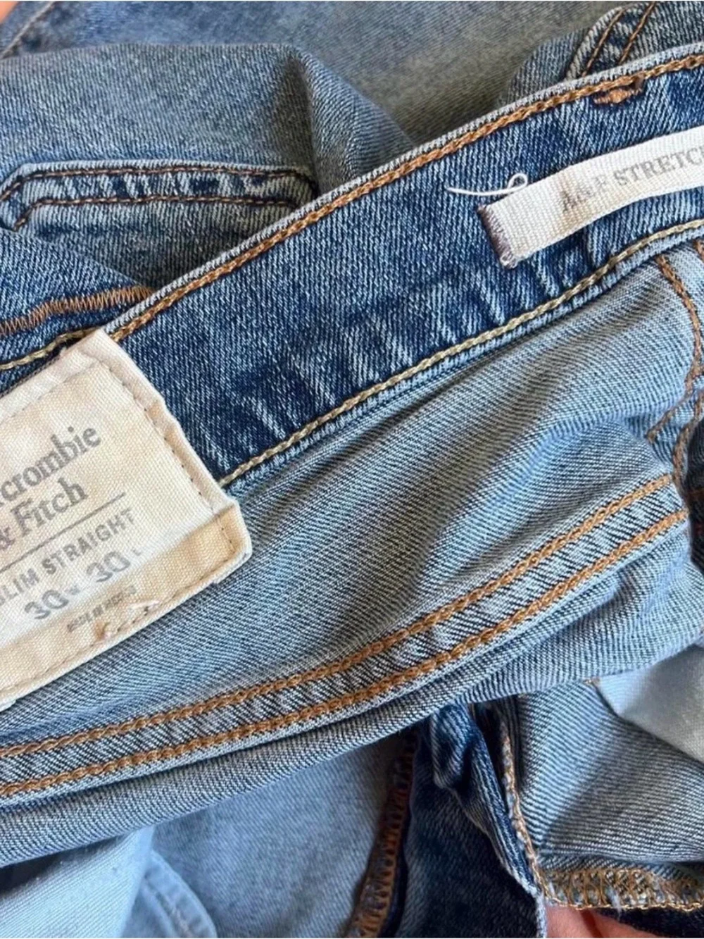 Abercrombie & Fitch Men’s Slim Straight Stretch Jeans 30x30